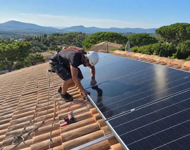 Installateur panneaux solaires Saint Antoine l'Abbaye — pose photovoltaïque sur toiture