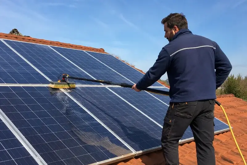 Nettoyage et entretien de panneaux solaires à Saint Antoine l'Abbaye